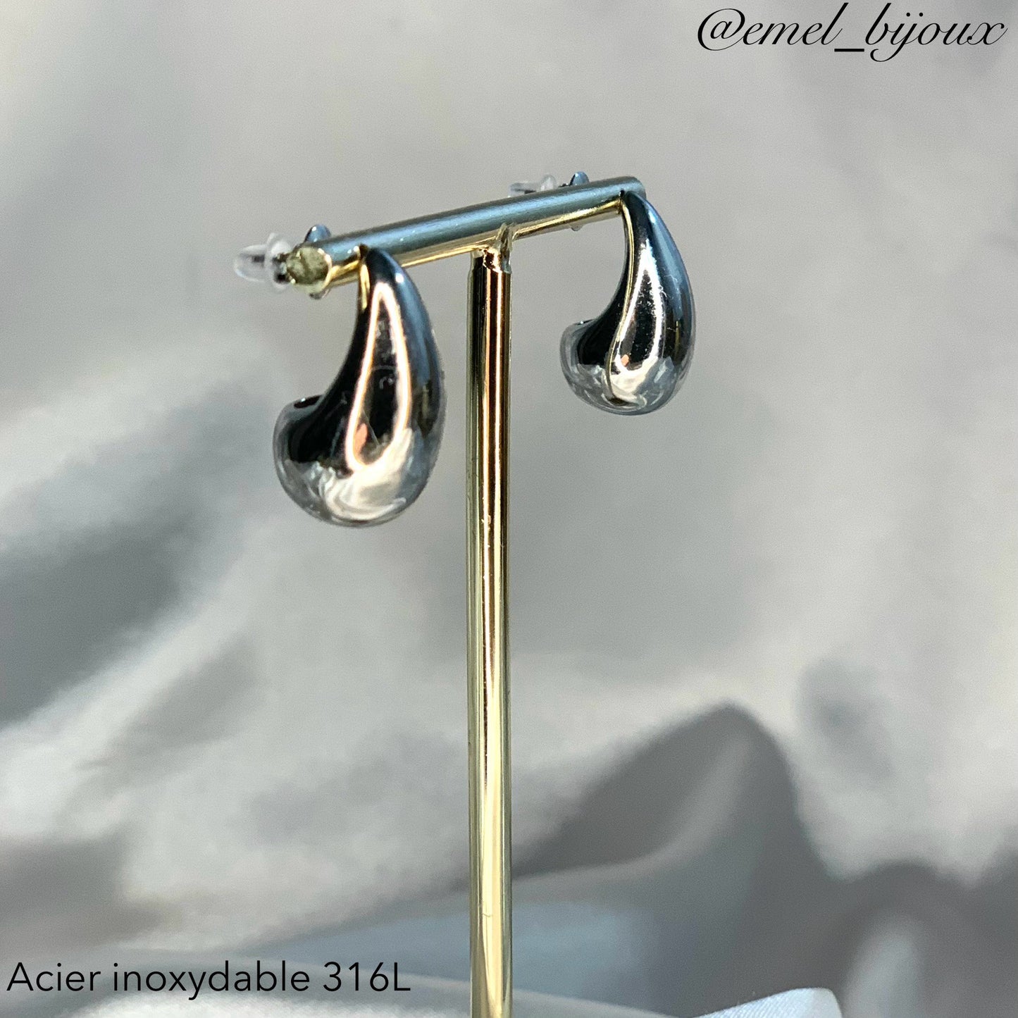 Boucles Silver Drop