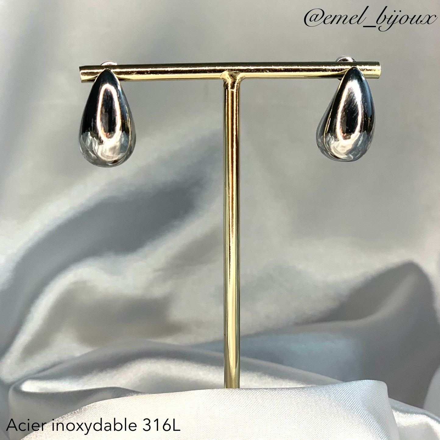 Boucles Silver Drop